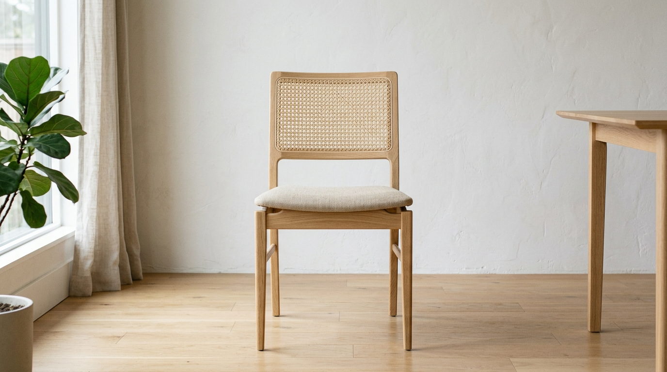 Mix chairs with restraint for a curated look